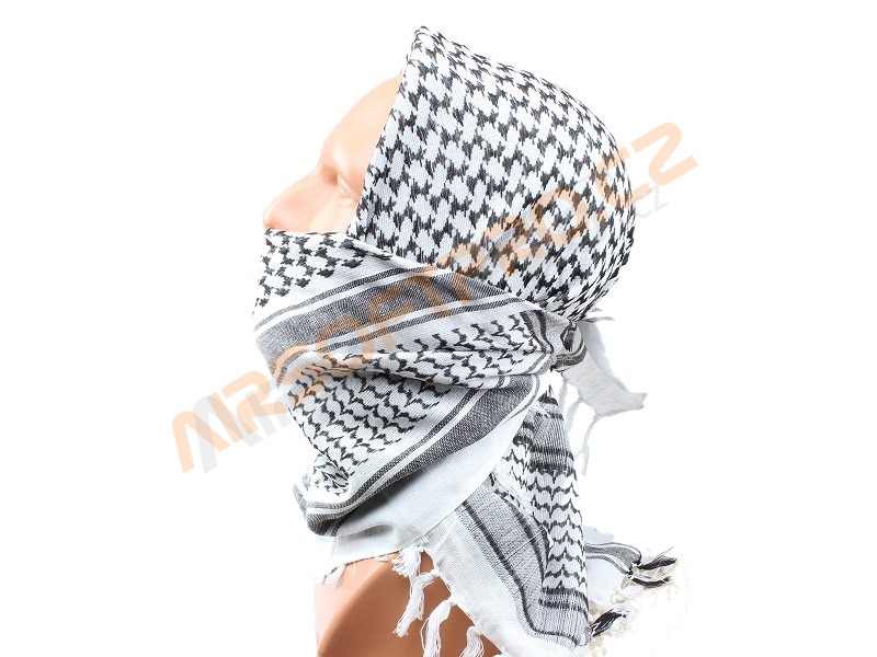 Shemag Arab palestina 106 x113cm - blanco [EmersonGear]