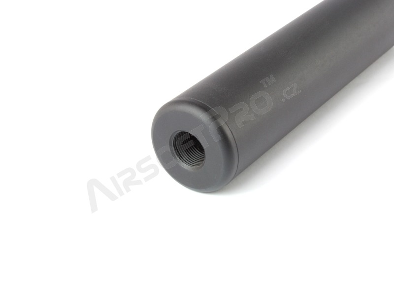Silenciador de aluminio de 195 x 34 mm para réplicas de airsoft [Shooter]