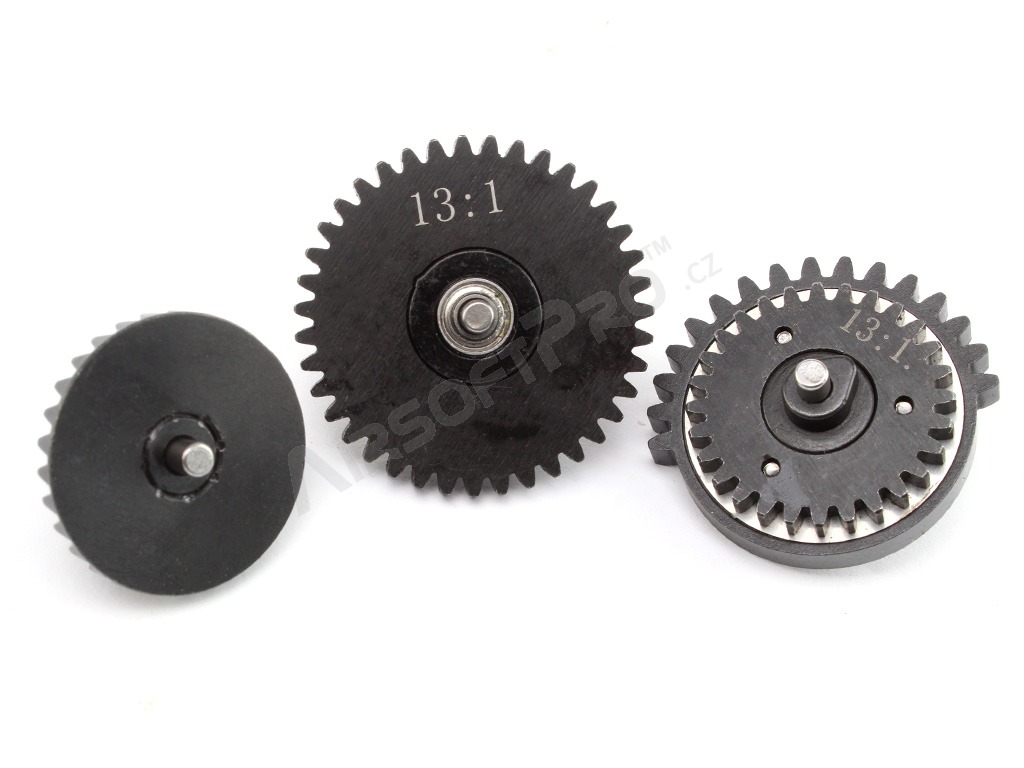 High speed ratio gear 13:1 : CNC High speed gear set 13:1 with the ball  bearing 