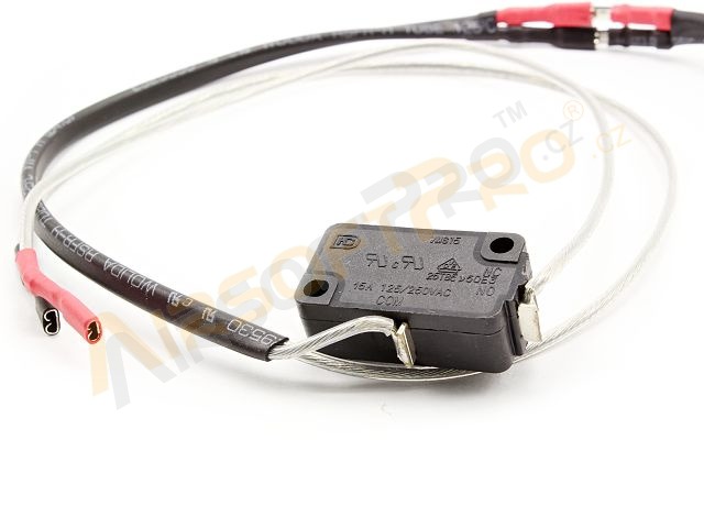 Microswitch for Shooter V2 gearboxes with cables - front [Shooter]