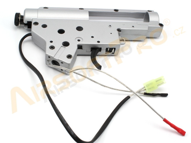Reinforced QD gearbox shell V2 with spring guide and microswitch - back wiring [Shooter]
