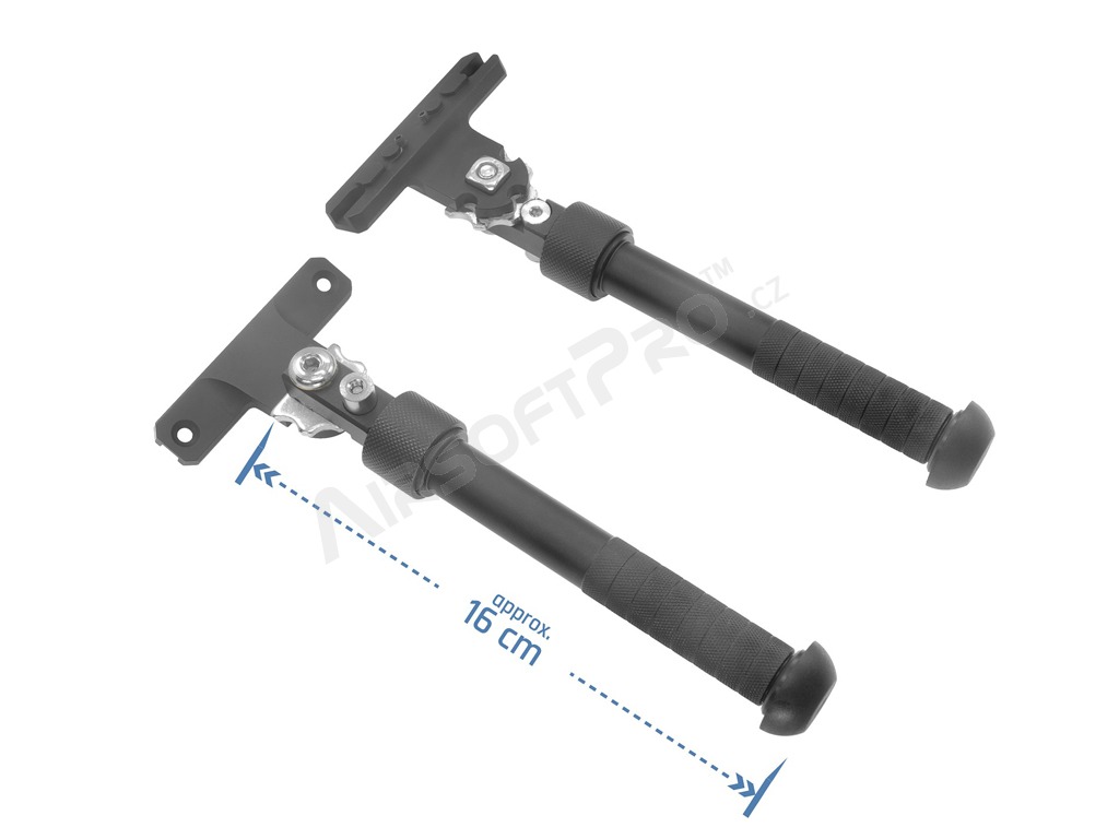 Bípode de montaje lateral BT10 V8 Atlas que incluye soporte KeyMod / M-LOK [JJ Airsoft]