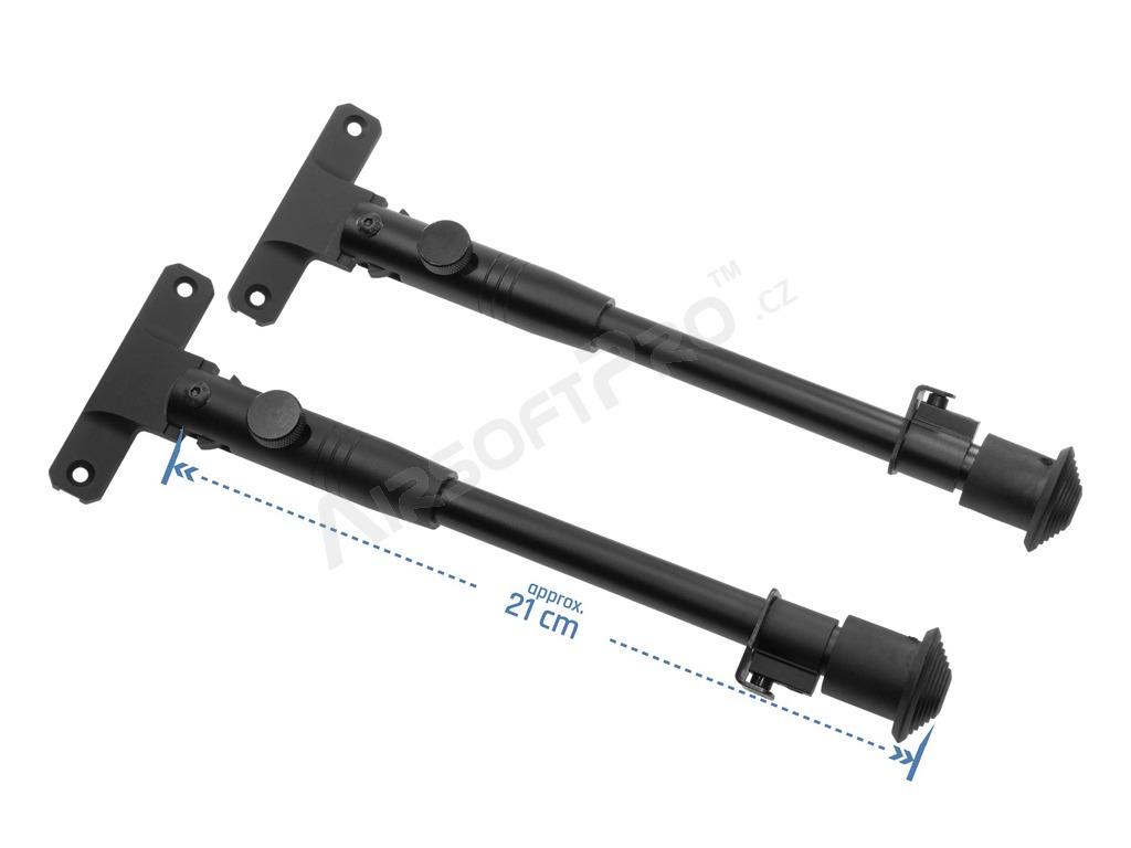 Bípode giratorio de montaje lateral que incluye soporte KeyMod / M-LOK [JJ Airsoft]