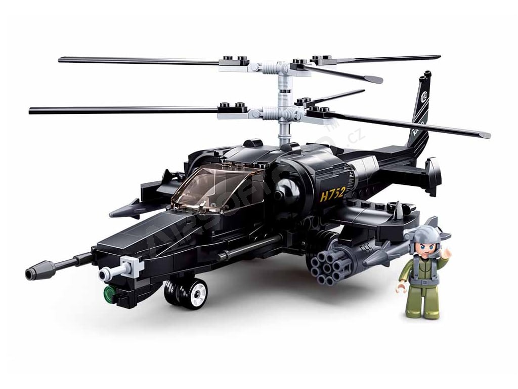 Modelo de ladrillo M38-B0752 Helicóptero de ataque Ka-50 [Sluban]