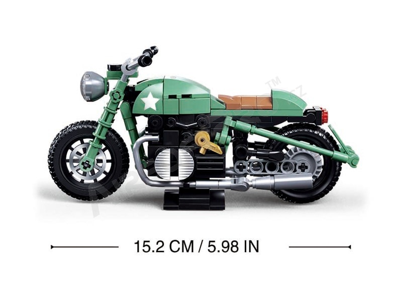Modell téglák M38-B1133 Motorkerékpár R75 [Sluban]