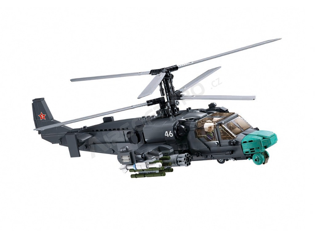 Stavebnica Model Bricks M38-B1138 Bojový vrtuľník Ka-52S [Sluban]