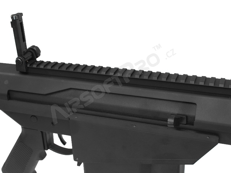 Airsoft sniper M107 BARRETT (SW-013A), puškohled + dvojnožka, černý [Snow Wolf]