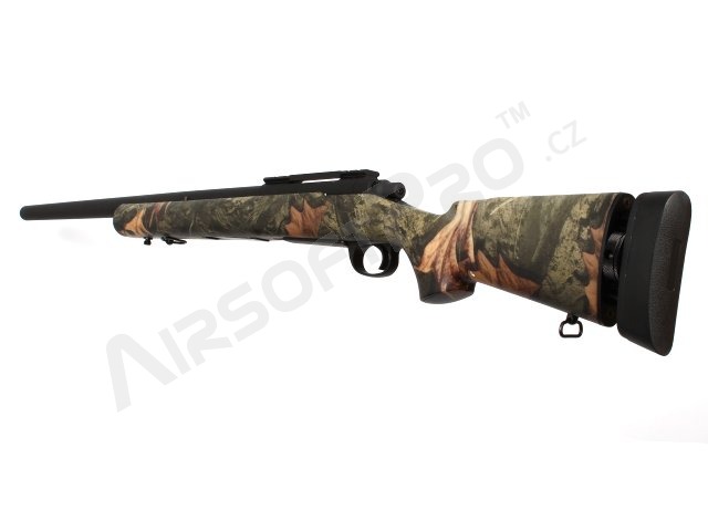 Airsoft sniper M24 - Jungle (potisk listí),(SW-04S) + UPGRADE 150m/s zdarma [Snow Wolf]
