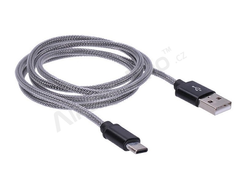 Cable USB duradero USB-A a USB-C, 1 m [Solight]