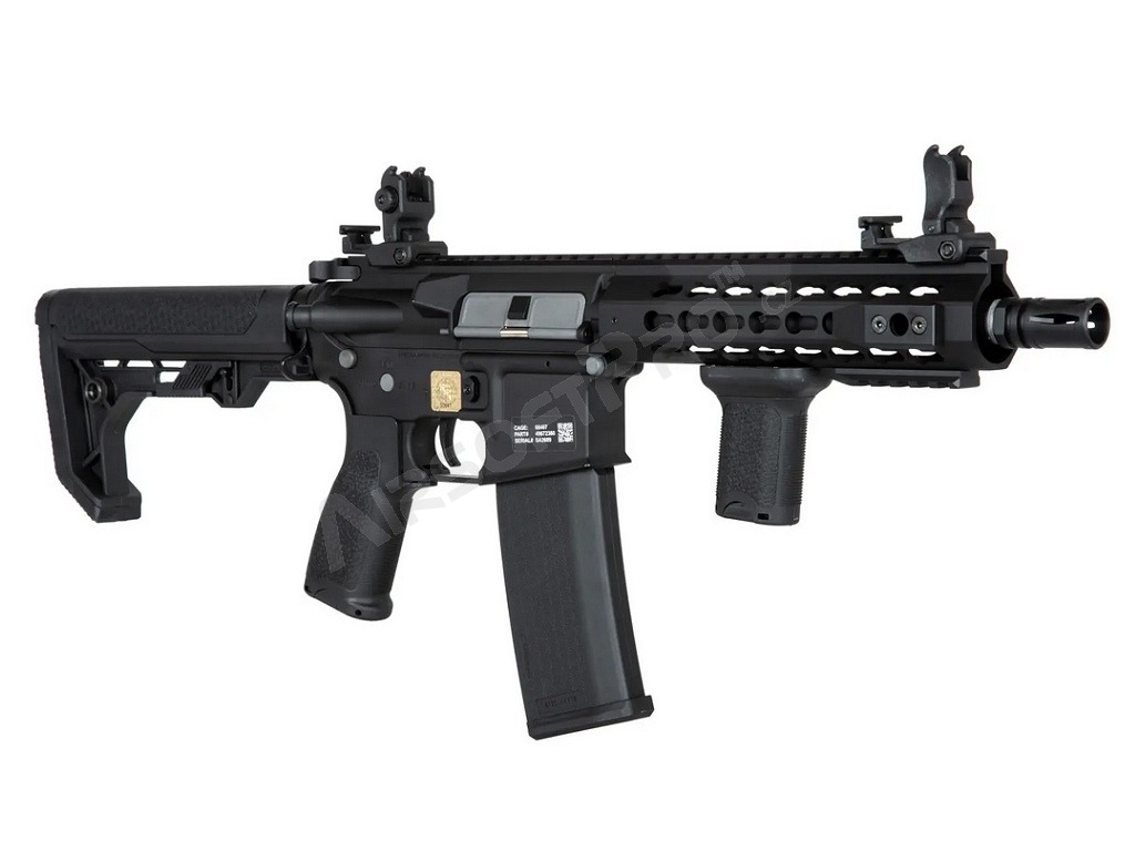 Rifle de airsoft RRA SA-E08 EDGE™ Light Ops Stock Carbine Replica - Negro [Specna Arms]