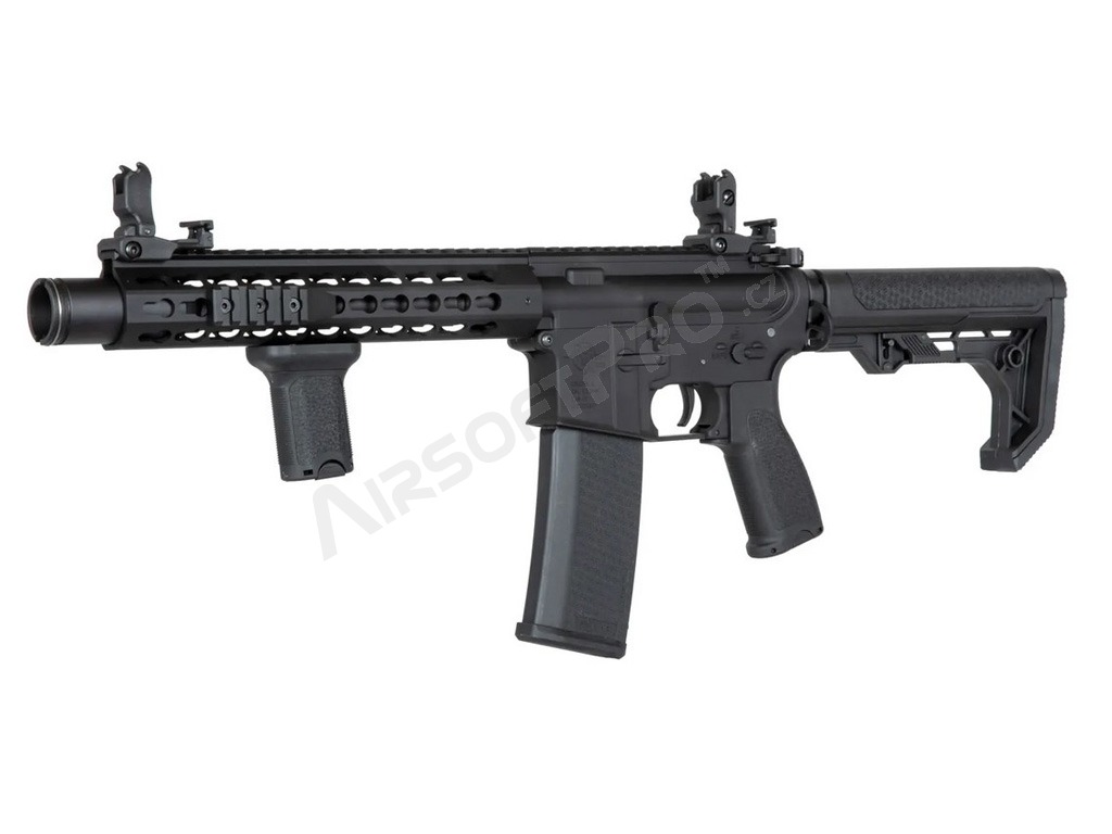 Rifle de airsoft RRA SA-E07 EDGE™ Carbine Replica Light Ops - negro [Specna Arms]