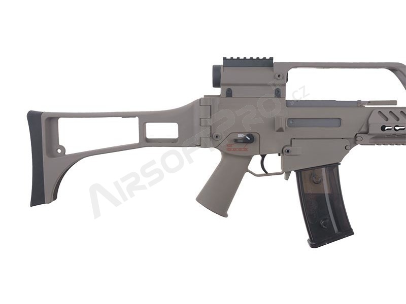 Airsoftová zbraň SA-G10 EBB KeyMod s optikou, TAN [Specna Arms]