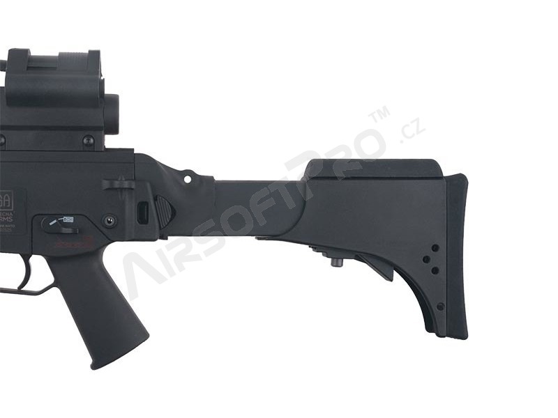 Airsoftová zbraň SA-G13V EBB s optikou, kolimátorem a dvojnožkou, černá [Specna Arms]