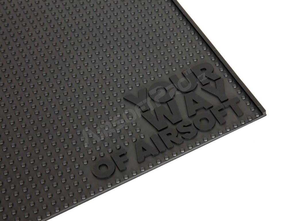 alfombra de mantenimiento 3D de PVC 2.0 (65 x 40 cm) - negra [Specna Arms]