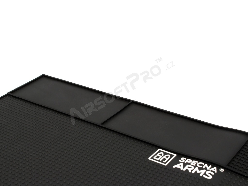 alfombra de mantenimiento 3D de PVC 2.0 (65 x 40 cm) - negra [Specna Arms]
