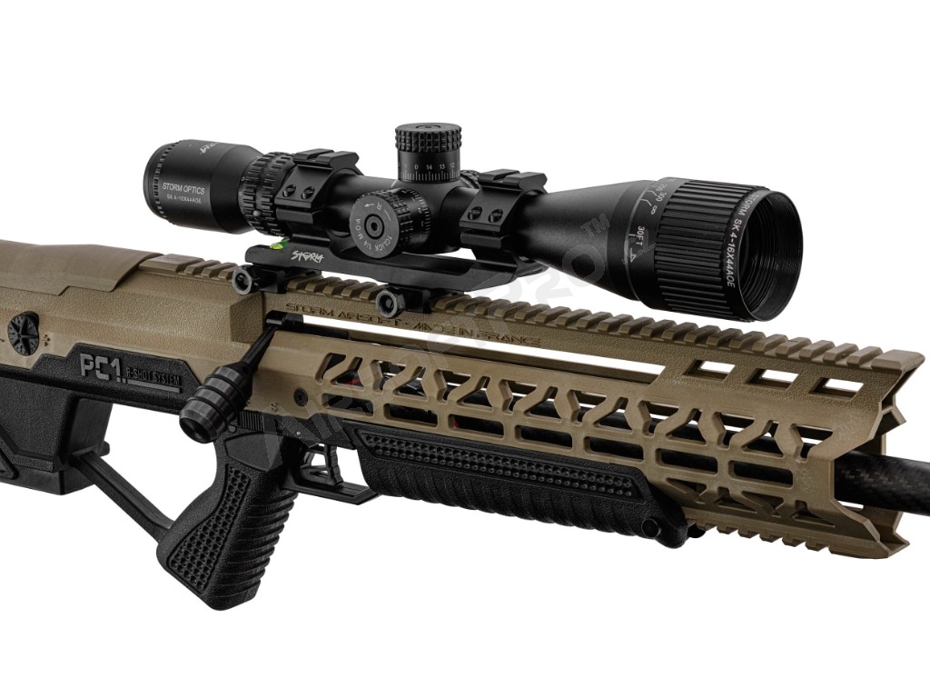 Airsoft sniper PC1 R-Shot System, Standard, Deluxe con visor y maletín - TAN [STORM Airsoft]
