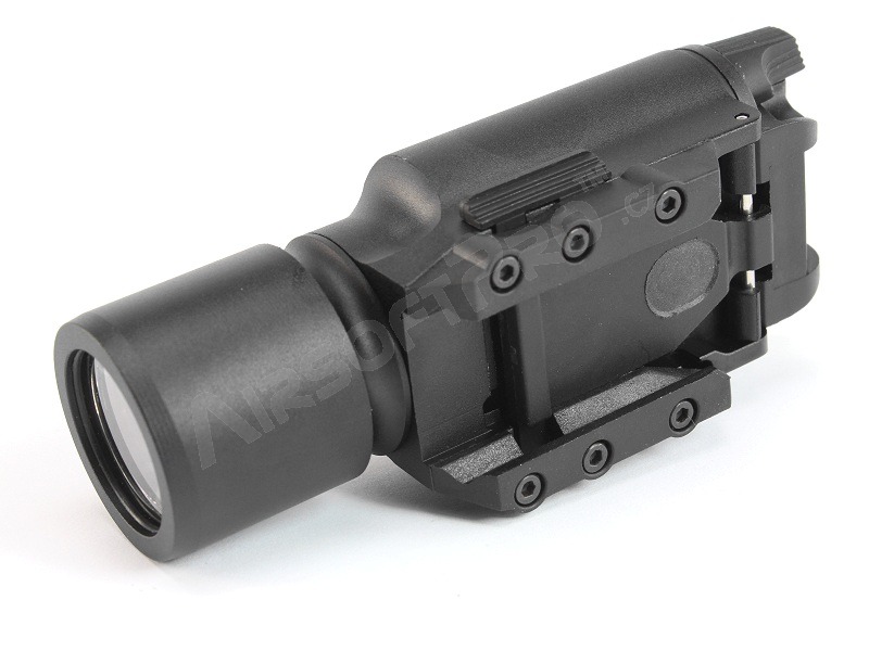 Linterna táctica X300 LED con el soporte para armas RIS - negro [Target One]