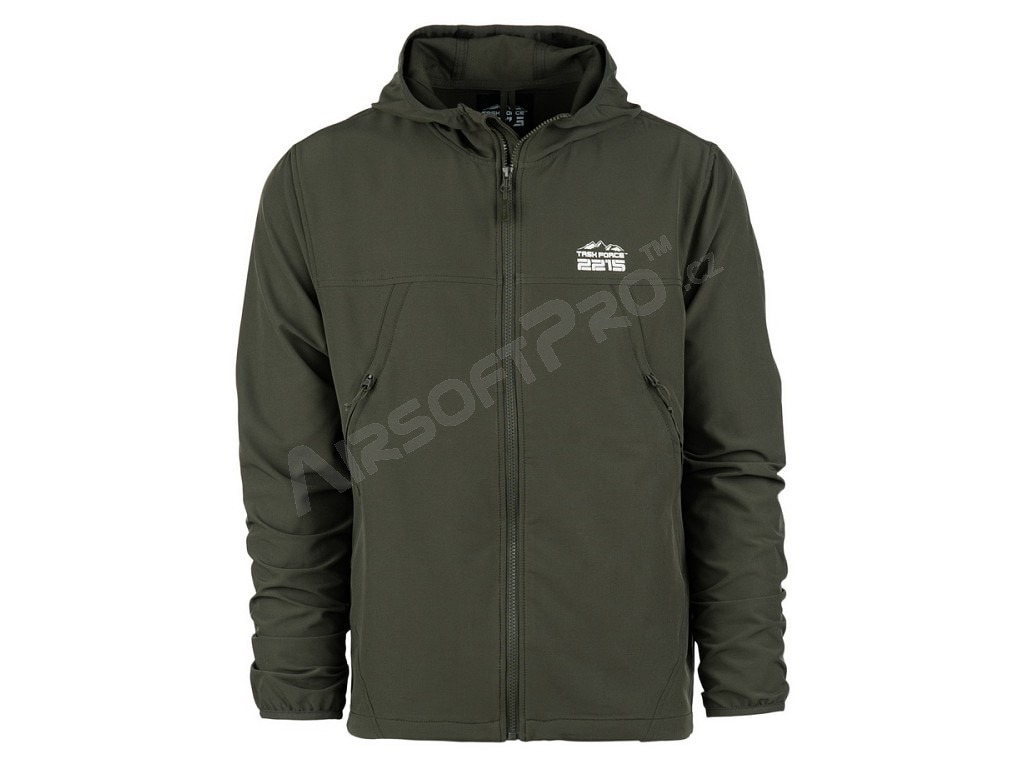 Softshell Trail kabát - Ranger Green, L méret [TF-2215]