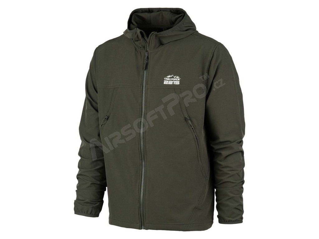 Softshell Trail kabát - Ranger Green, L méret [TF-2215]