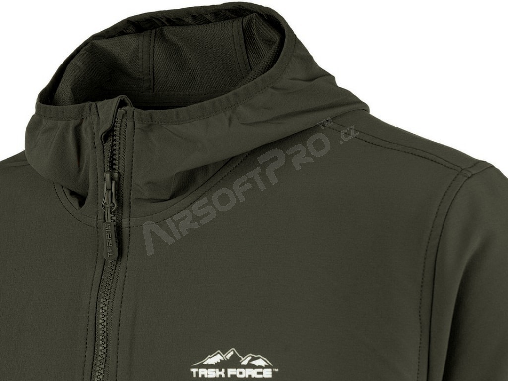 Softshell Trail kabát - Ranger Green, M méret [TF-2215]