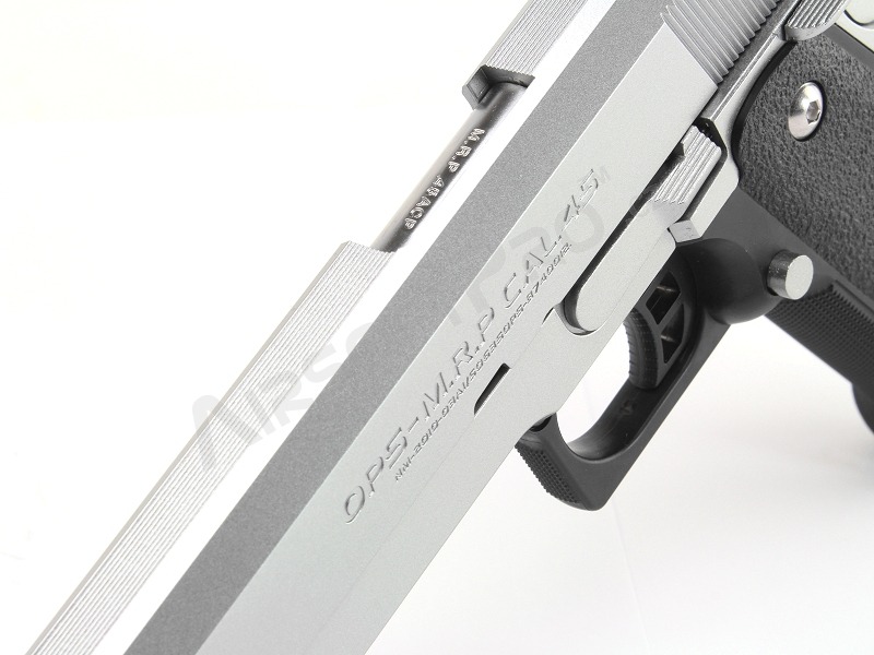 Airsoftová pistole Hi-Capa 5.1 stříbná (chrom), plyn blowback (GBB) [Tokyo Marui]
