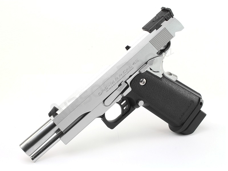 Airsoftová pistole Hi-Capa 5.1 stříbná (chrom), plyn blowback (GBB) [Tokyo Marui]