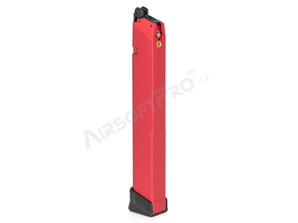 cargador 50rds CNC Gas ligero para pistola TM/WE/VFC serie G - Rojo [TTI AIRSOFT]
