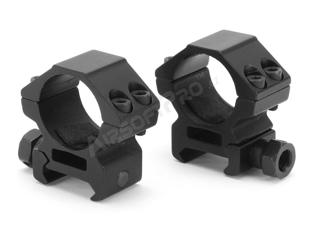soportes de visores de 25,4 mm para raíles RIS - bajo [Vector Optics]