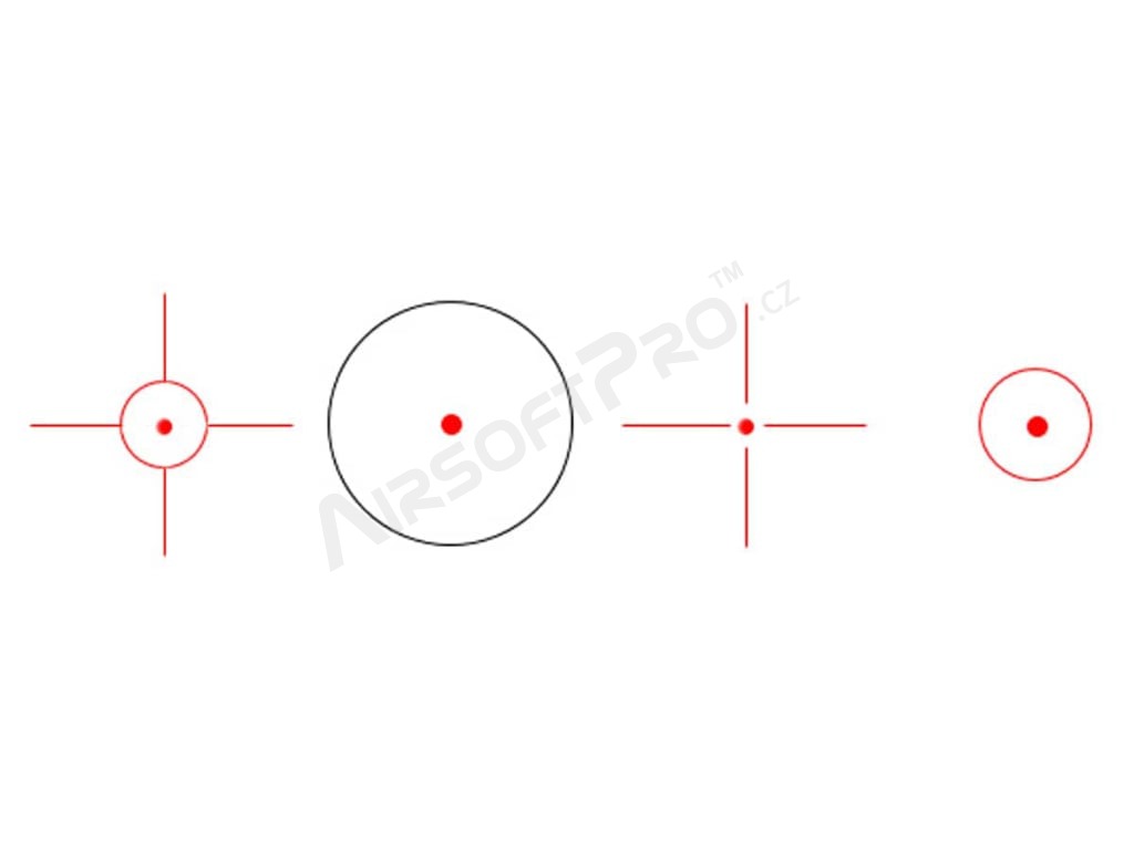 Mira de punto rojo Sable 1x25x34 [Vector Optics]