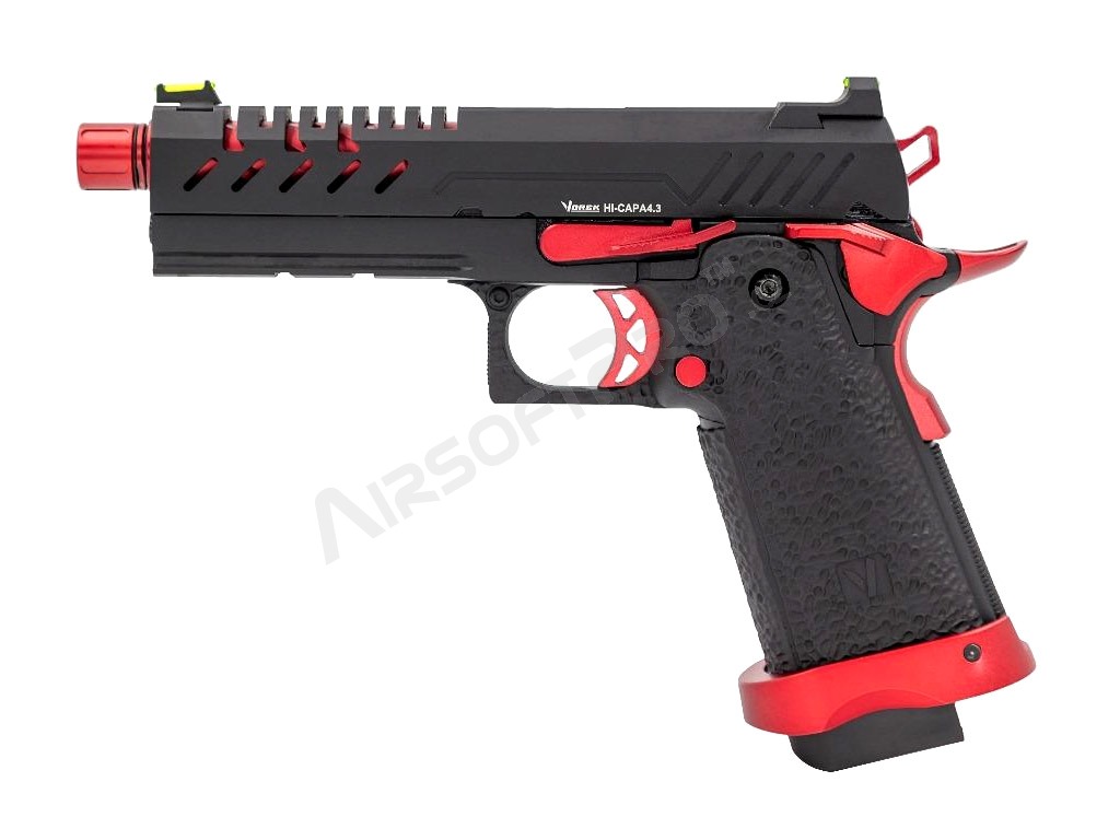 Airsoftová pistole Hi-Capa 4.3, GBB - Red Match [Vorsk]