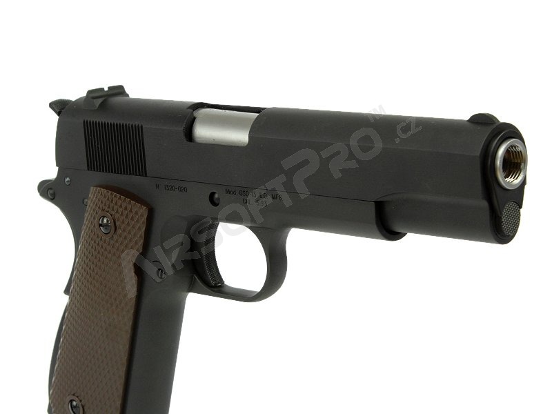 Airsoftová pistole M1911 A1 - GEN. 3 - plyn, blowback, celokov [WE]