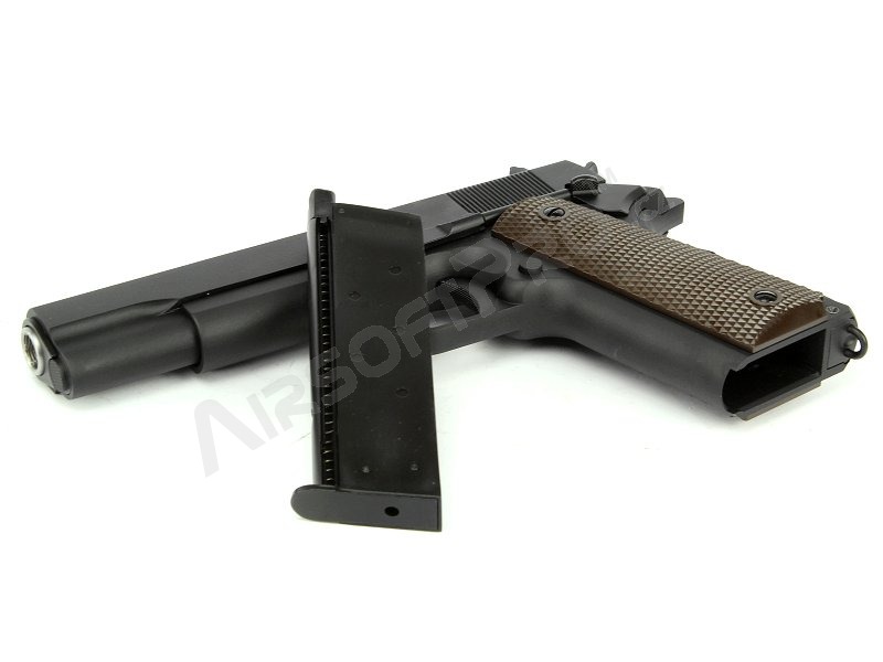 Airsoftová pistole M1911 A1 - GEN. 3 - plyn, blowback, celokov [WE]