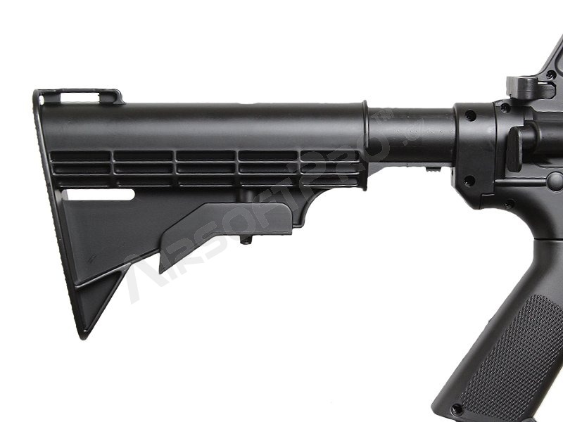 Airsoftová zbraň M4 S-System S20 + tlumič + svítilna + kolimátor, ABS, manuál [Well]