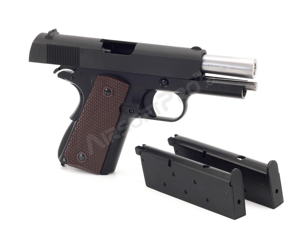 Airsoft pistol 1911 3.8 A - gas blowback, full metal, 2 magazines [WE]
