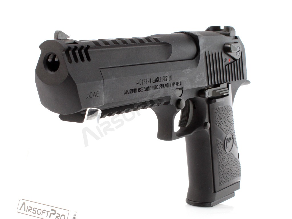 Airsoftová pistole DE L6 .50AE, kovový závěr, plyn blowback (GBB) - černá [WE], Desert Eagle