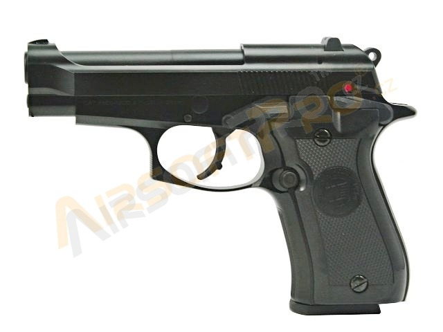 Airsoftová pistole M84 Cheetah, černá, celokov, blowback [WE]