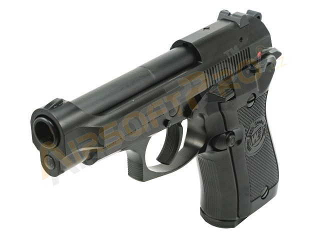 Airsoftová pistole M84 Cheetah, černá, celokov, blowback [WE]