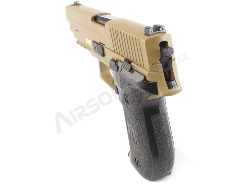 Airsoftová pistole F226 (P226) MK25 TAN - celokov, blowback [WE]