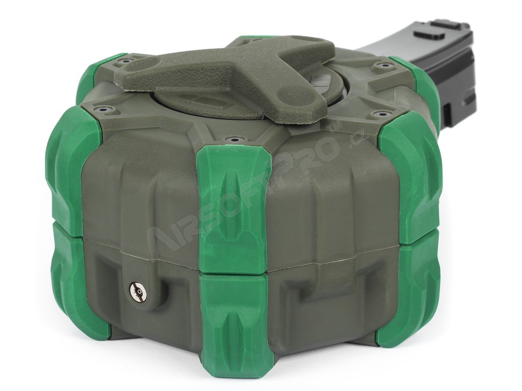 Cargador de tambor de gas para MP5 - oliva [WE]