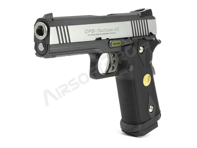 Airsoft pistol Hi Capa 4.3 OPS Special Edition - GBB, full metal, silver [WE]