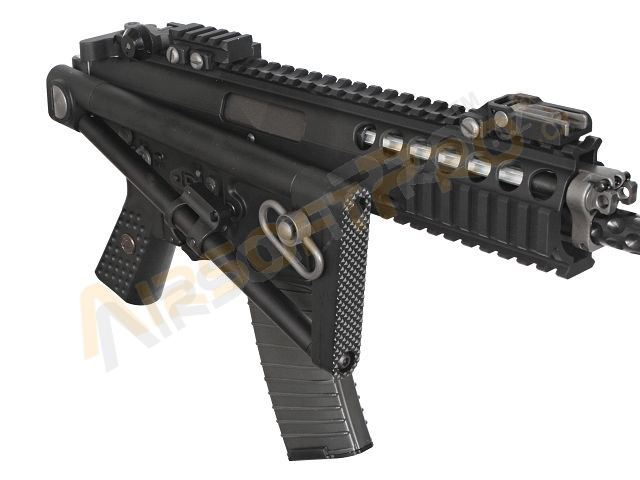 Airsoftová zbraň AWSS KAC PDW 10” GBB - blowback - černá, 2x zásobník [WE]