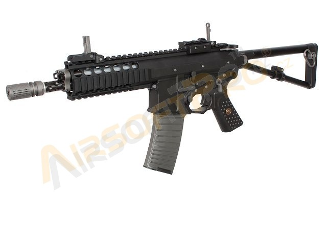 Airsoftová zbraň AWSS KAC PDW 8” GBB - blowback, černá, 2x zásobník [WE]