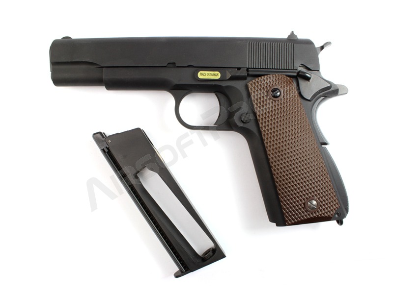Airsoftová pistole M1911 A1 Gen.2 CO2, blowback, celokov - černá [WE]