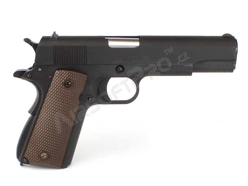 Airsoftová pistole M1911 A1 Gen.2 CO2, blowback, celokov - černá [WE]