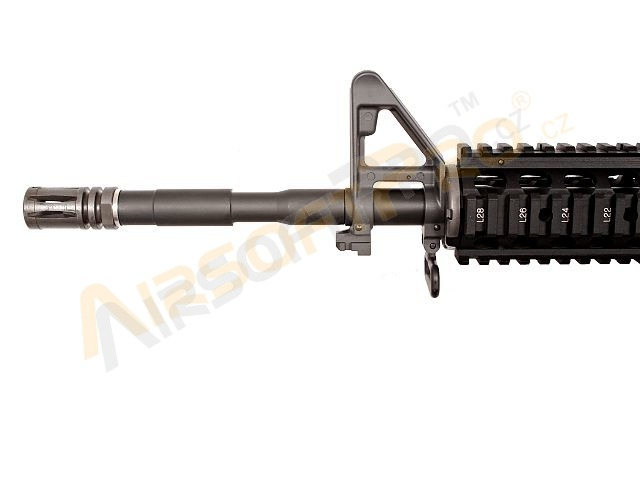 Airsoftová zbraň M4 RIS GBB - celokov, blowback, černá [WE]