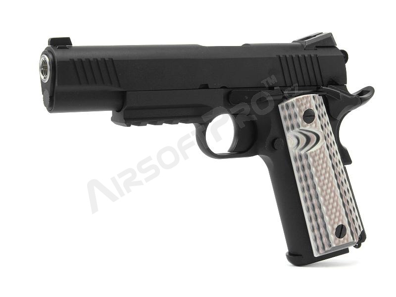 Airsoftová pistole M45 A1 - GBB, celokov, černá [WE]