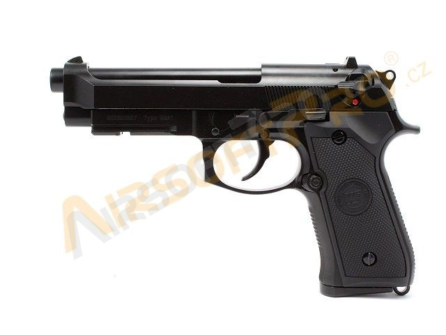 Airsoftová pistole M9A1 Gen2, černá, celokov, blowback, LED BOX [WE]