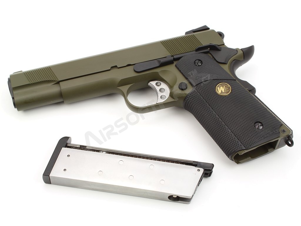 Airsoft pistol M.E.U. SOC OD, fullmetal, blowback [WE]
