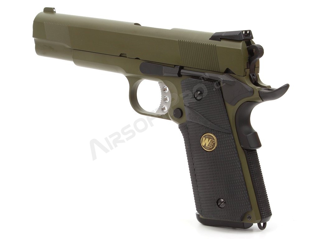 Pistola de airsoft M.E.U. SOC OD, fullmetal, blowback [WE]