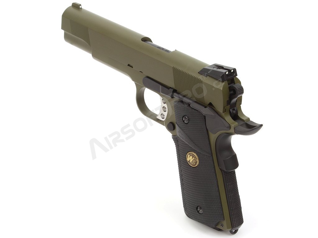 Pistola de airsoft M.E.U. SOC OD, fullmetal, blowback [WE]